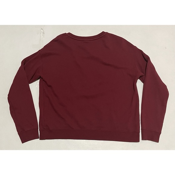 UT Uniqlo X Disney Womens Sweatshirt Pullover XL Maroon Mickey Mouse Sweater - Picture 6 of 6